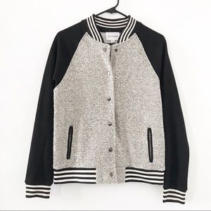 Olive and Oak Tweed Varsity Jacket